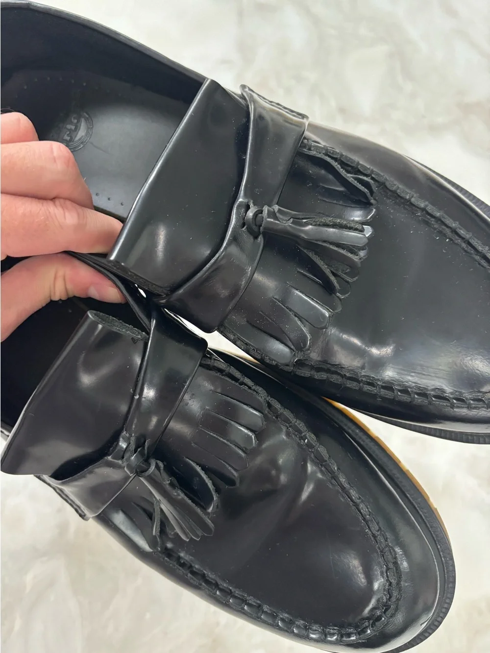 Dr Martens Adrian Smooth Leather Tassel Loafer Men’s Size 11 Black